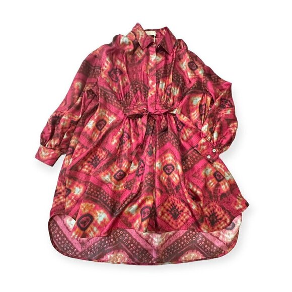 Ulla Johnson Jude silk dress, Size 6, Wild Rose, NWT - Picture 8 of 16